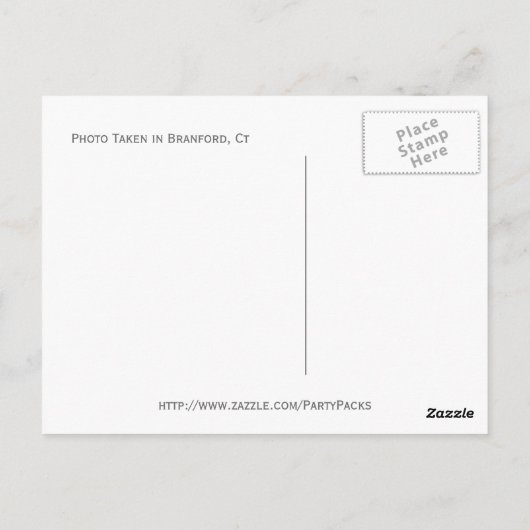 Library, Branford, Ct Postcard Briefkaart (Achterkant)