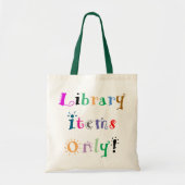 Library Canvas tas (Voorkant)