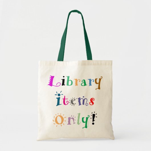 Library Canvas tas (Voorkant)