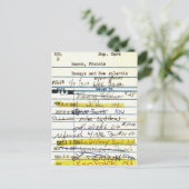 Library Card 5478 Essay en New Atlantis Briefkaart (Staand voorkant)