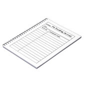 "Library Card"-laptop Notitieboek (Linkerzijde)