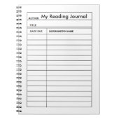 "Library Card"-laptop Notitieboek (Voorkant)