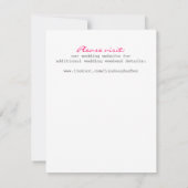 Library Card Save the Date (Achterkant)