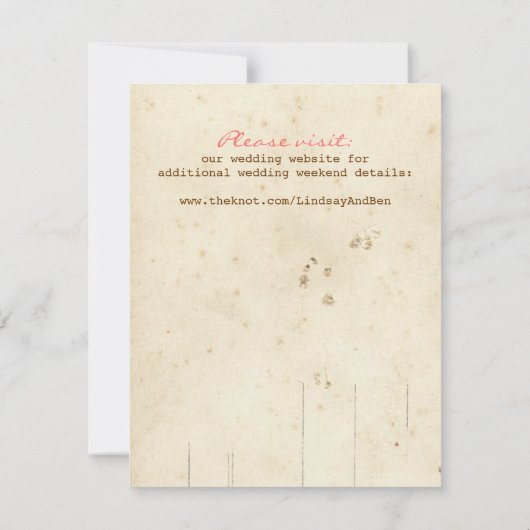 Library Card Save the Date (Achterkant)