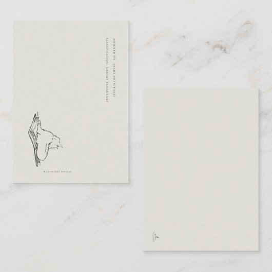 Library Cat- Book Insert Enclosure Card Informatiekaartje (Voorkant / Achterkant)