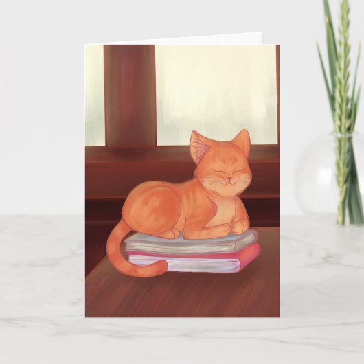 Library Cat Kaart (Voorkant)