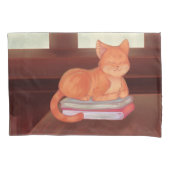 Library Cat Kussensloop (Voorkant)
