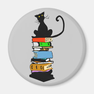 Library Cat Magneet