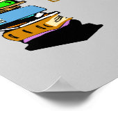 Library Cat Poster (Hoek)