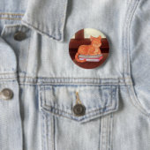 Library Cat Ronde Button 5,7 Cm (In situ)