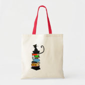 Library Cat Tote Bag (Voorkant)