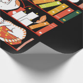 Library cats autumn colour version cadeaupapier (Hoek)