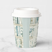 Library Chapter ONE Blue Boy Book 1st Birthday Papieren Bekers (Rechts)