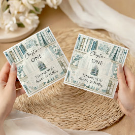 Library Chapter ONE Blue Boy Book 1st Birthday Servet