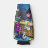 Library Check Out Artwork Flesjeskoeler (Voorkant)