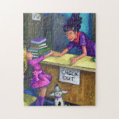 Library Check Out Artwork Legpuzzel (Verticaal)