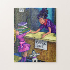 Library Check Out Artwork Legpuzzel