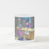 Library Check Out Artwork Matglas Koffiemok (Center)