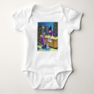 Library Check Out Artwork Romper