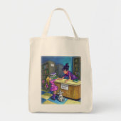 Library Check Out Artwork Tote Bag (Voorkant)