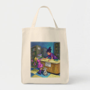 Library Check Out Artwork Tote Bag