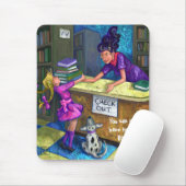 Library Check Out Mousepad Muismat (Met muis)