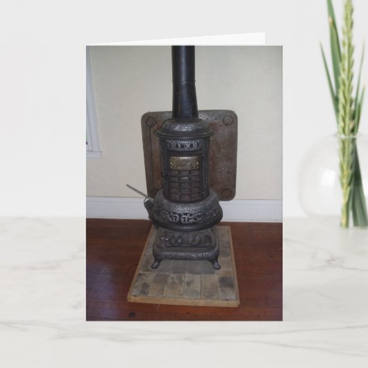 "Library Church Furnace" Get Well Card Kaart (Voorkant)