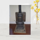 "Library Church Furnace" Wenskaart Beterschap Kaart (Gele Bloem)