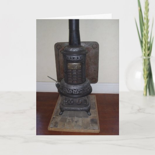 "Library Church Furnace" Wenskaart Beterschap Kaart (Voorkant)