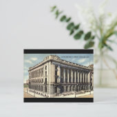 Library, Cleveland, Ohio c1934 Briefkaart (Staand voorkant)