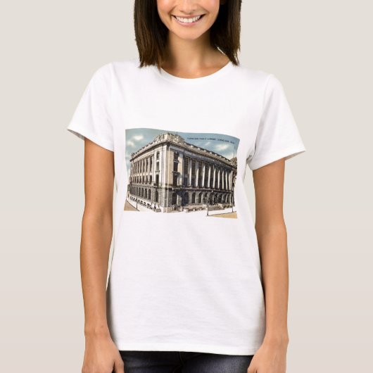 Library, Cleveland, Ohio c1934 T-shirt (Voorkant)