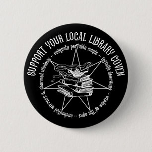 Library Coven Button