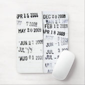 Library Date Stamp Mousepad Muismat (Met muis)