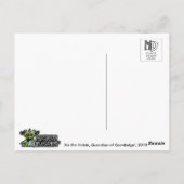 Library Dragon Briefkaart (Achterkant)