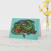 Library Dragon Kaart (Gele Bloem)