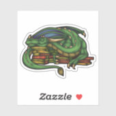 Library Dragon Sticker (Vel)