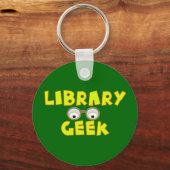 Library Geek Sleutelhanger (Voorkant)