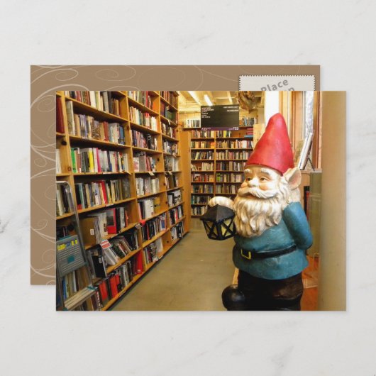 Library Gnome I Briefkaart (Voorkant / Achterkant)