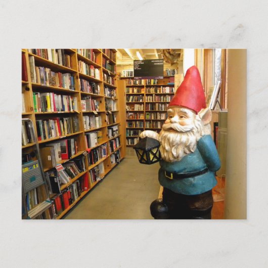 Library Gnome I Briefkaart (Voorkant)