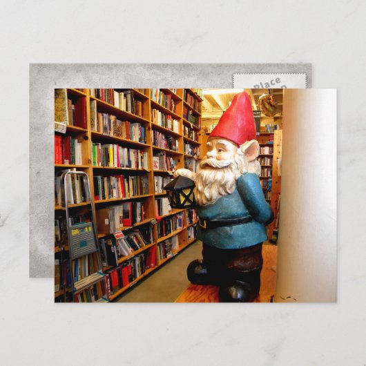 Library Gnome II Briefkaart (Voorkant / Achterkant)