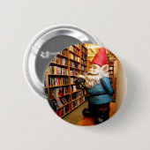 Library Gnome II Ronde Button 5,7 Cm (Voorkant /achterkant)