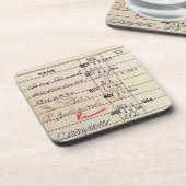 Library Kaart 23322 Bier Onderzetter (Linkerzijde)