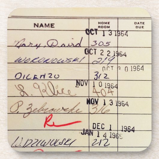 Library Kaart 23322 Bier Onderzetter (Voorkant)