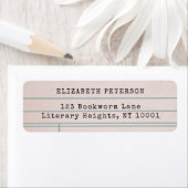 Library Kaart Afstuderen Retouradres Etiket (Insitu)