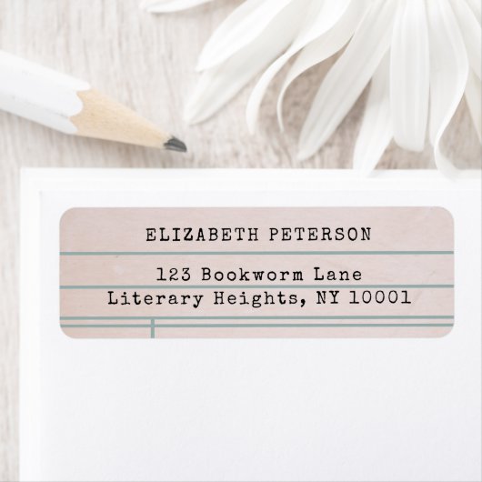  Library Kaart Afstuderen Retouradres Etiket (Insitu)