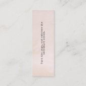  Library Kaart Custom Afstuderen Bladwijzer Mini Visitekaartje (Achterkant)