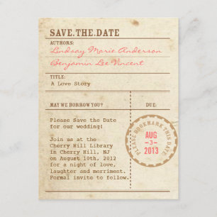 Library Kaart De datum opslaan