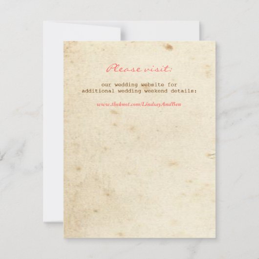 Library Kaart De datum opslaan (Achterkant)