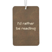 Library Kaart Freshener Luchtverfrisser (Achterkant)