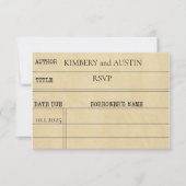 Library Kaart | Kaart RSVP-respons (Voorkant)